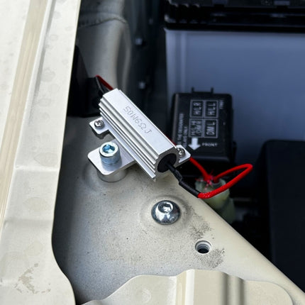 ウインカーLED ハイフラッシュ 抵抗器用 ステンレス製ステー