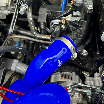 ジムニーJB64用ハイパーシリコンインテークパイプ ブルー