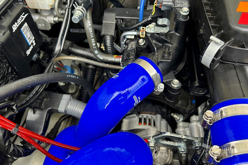 ジムニーJB64用ハイパーシリコンインテークパイプ ブルー – ミニモト