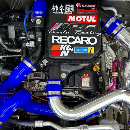 ジムニーJB64用ハイパーシリコンインテークパイプ レッド