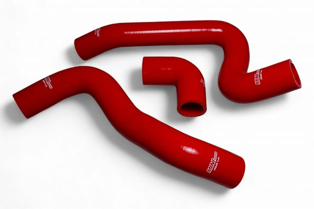 ジムニーJB64用ハイパーシリコンインテークパイプ レッド