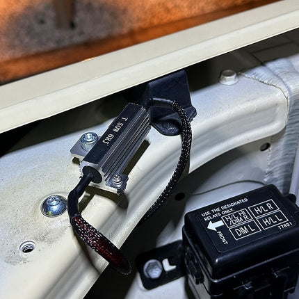 抵抗機60W5Ω LEDウィンカー用カプラーオン抵抗左右セット