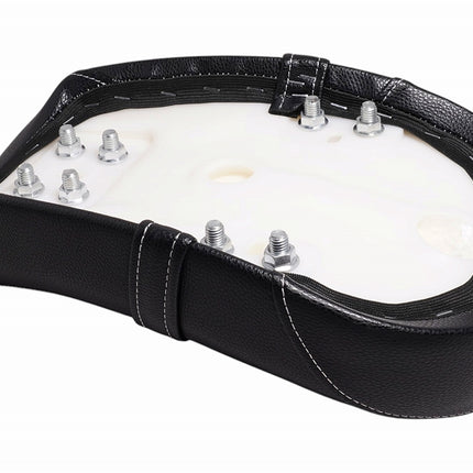 モンキー ローダウン シート 刺繍ダイヤ目・ベルト付き 黒×銀