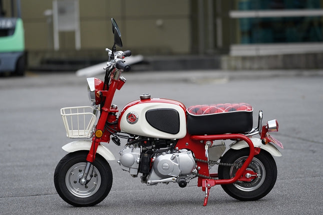 MINI Q ミニ Q 4mini バイク110ccエンジン 白×赤