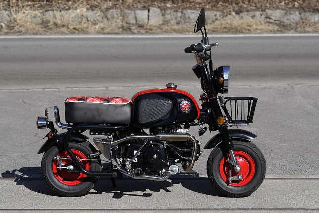 MINI Q ミニ Q 4mini バイク110ccエンジン 黒×赤