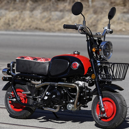 MINI Q ミニ Q 4mini バイク110ccエンジン 黒×赤