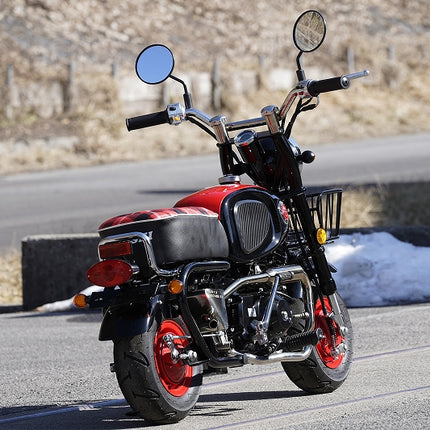 MINI Q ミニ Q 4mini バイク110ccエンジン 黒×赤