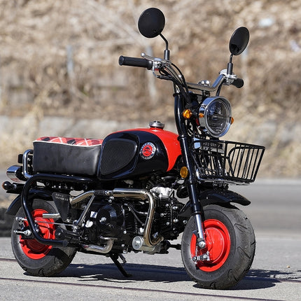 MINI Q ミニ Q 4mini バイク110ccエンジン 黒×赤