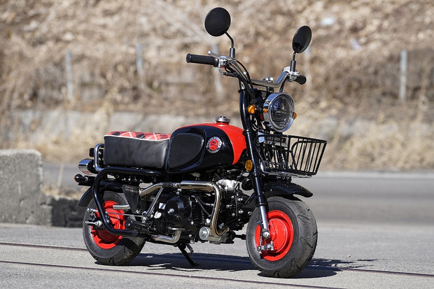 <h3>MINI Q ミニ Q 4mini バイク110ccエンジン 黒×赤</h3>