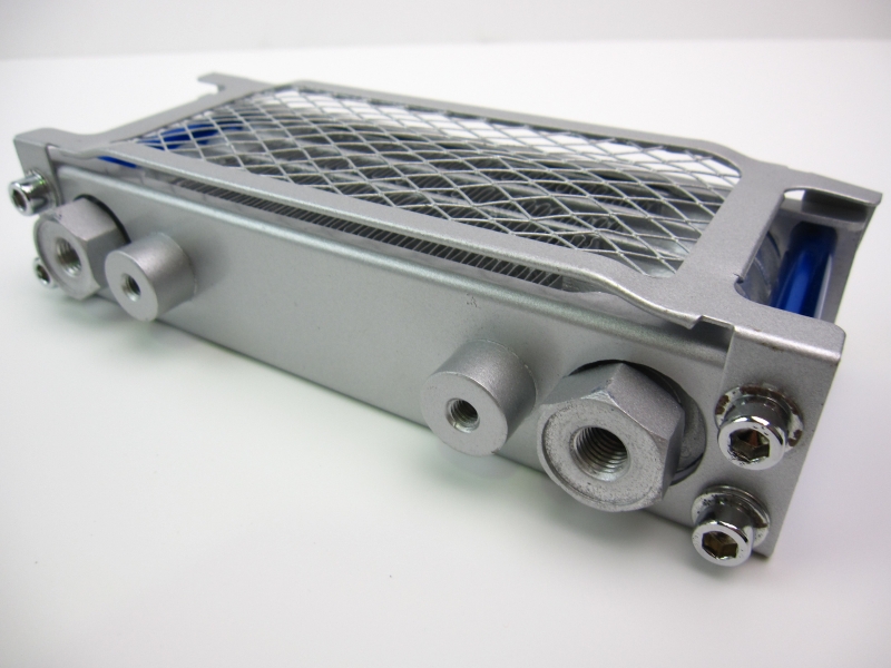 4段コア大容量アルミオイルクーラー[Y025]モンキー・ダックス | モンキー125 ハイパーオイルクーラー 4段コア MORIN製 NO6877