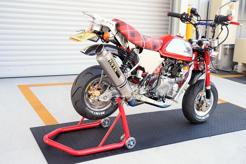 保障できる】 バイクローラースタンドベアリング入りブラック MINIMOTO ミニモト メンテナンス用品