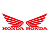 Honda NEWウイングデカール11(パールレッド)NO5771