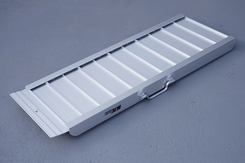 アルミ製 バイク・一輪車・農機具用段差解消スロープ長さ45cm NO6534 段差解消スロープ 長さ45cm アルミ製 バイク\u2022自転車 \u2022一輪車\u2022農機具他用