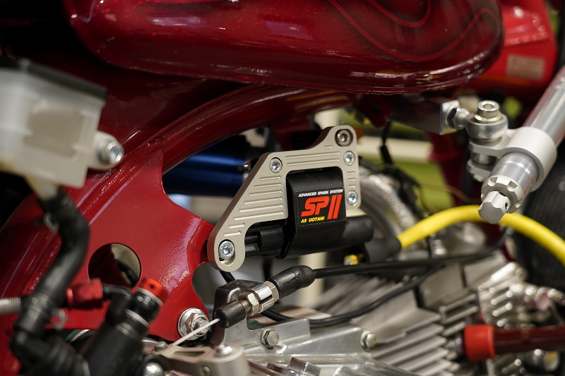 モンキー ゴリラ ウオタニ製SP2ハイパワーコイル用 取り付けステー シルバー モンキーゴリラ ウオタニSP II ハイパワーイグニッションコイル 1P