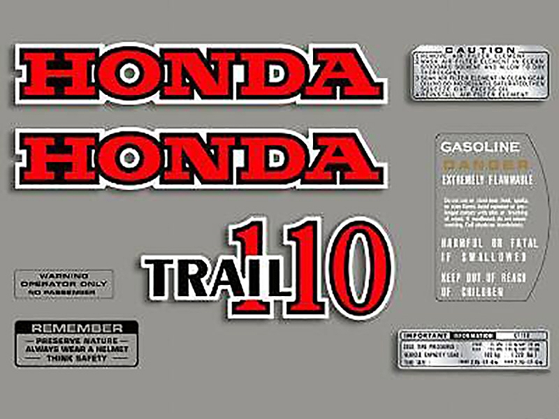 Honda CT110ϥ󥿡 Trail 1980 8pcsåNO7573 - ɥĤ