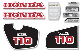 Honda CT110ハンターカブ Trail 1984-86 9pcsセットNO7410